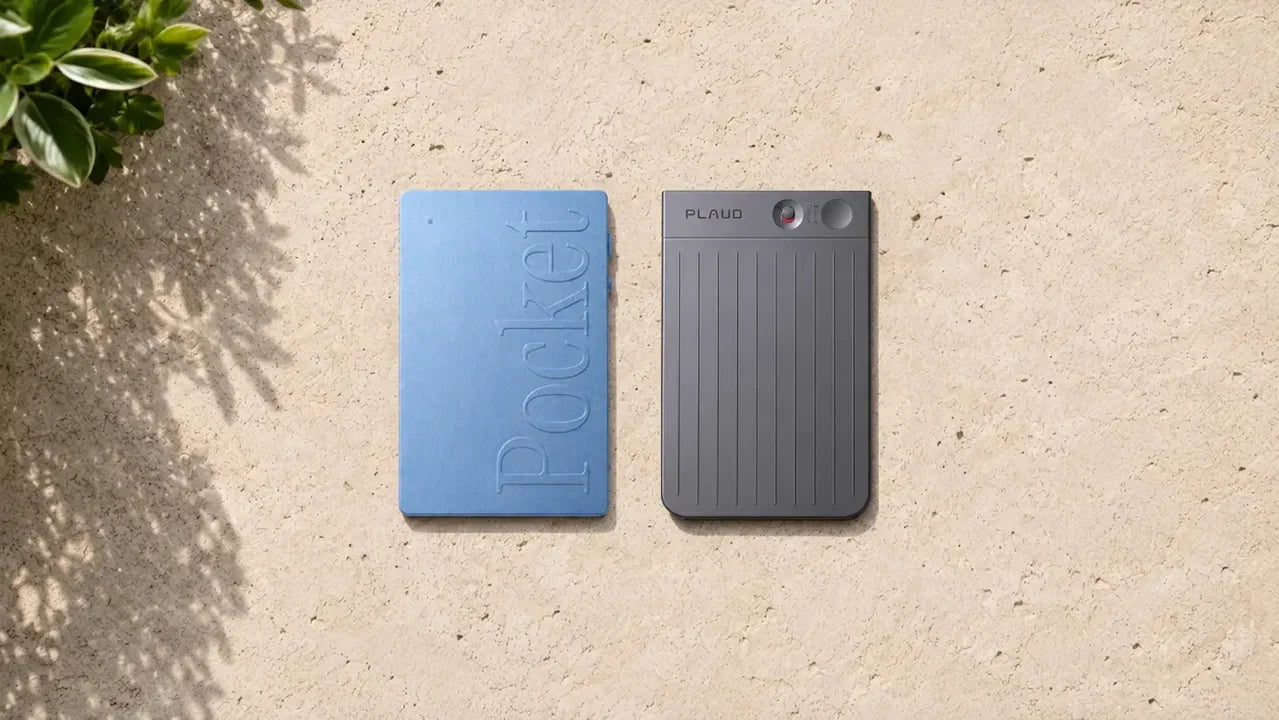 The Pocket and Plaud AI voice recorders compared side by side