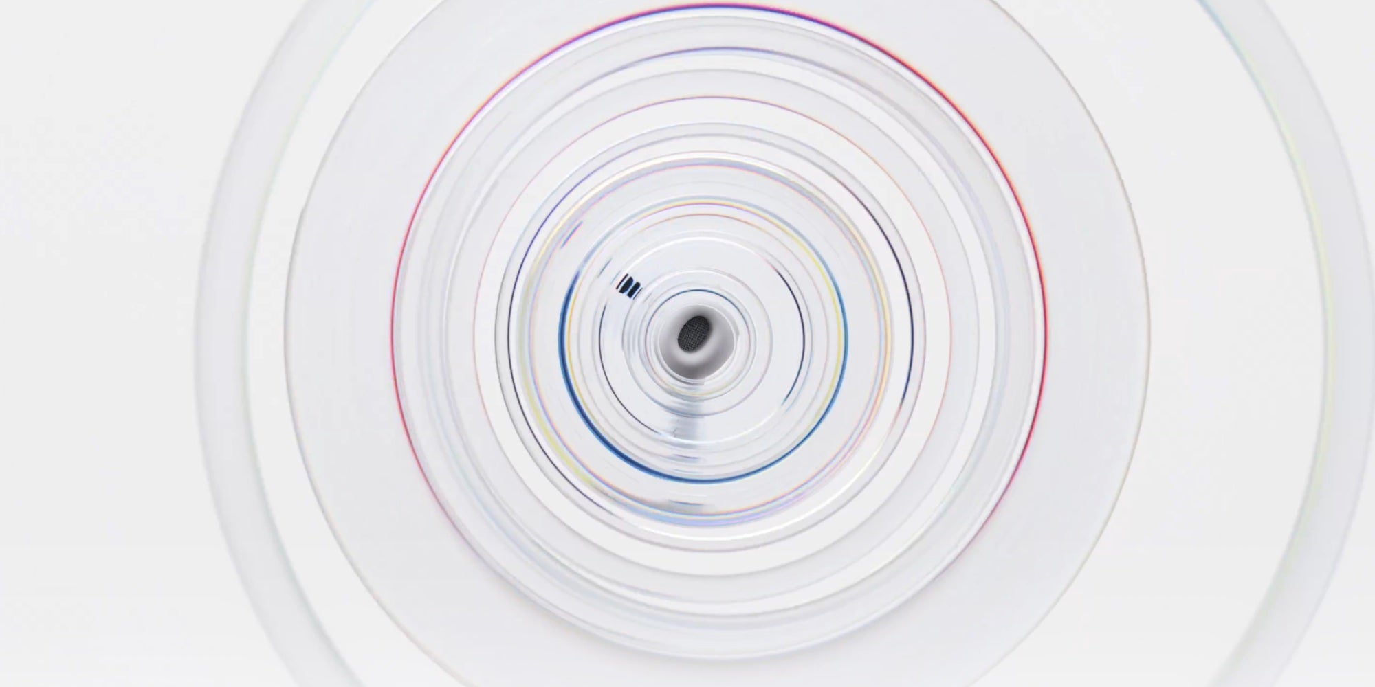 Apple AirPods Pro, the basis for the leaked camera-equipped model shown in Apple's own demo video. Photo via 9to5Mac