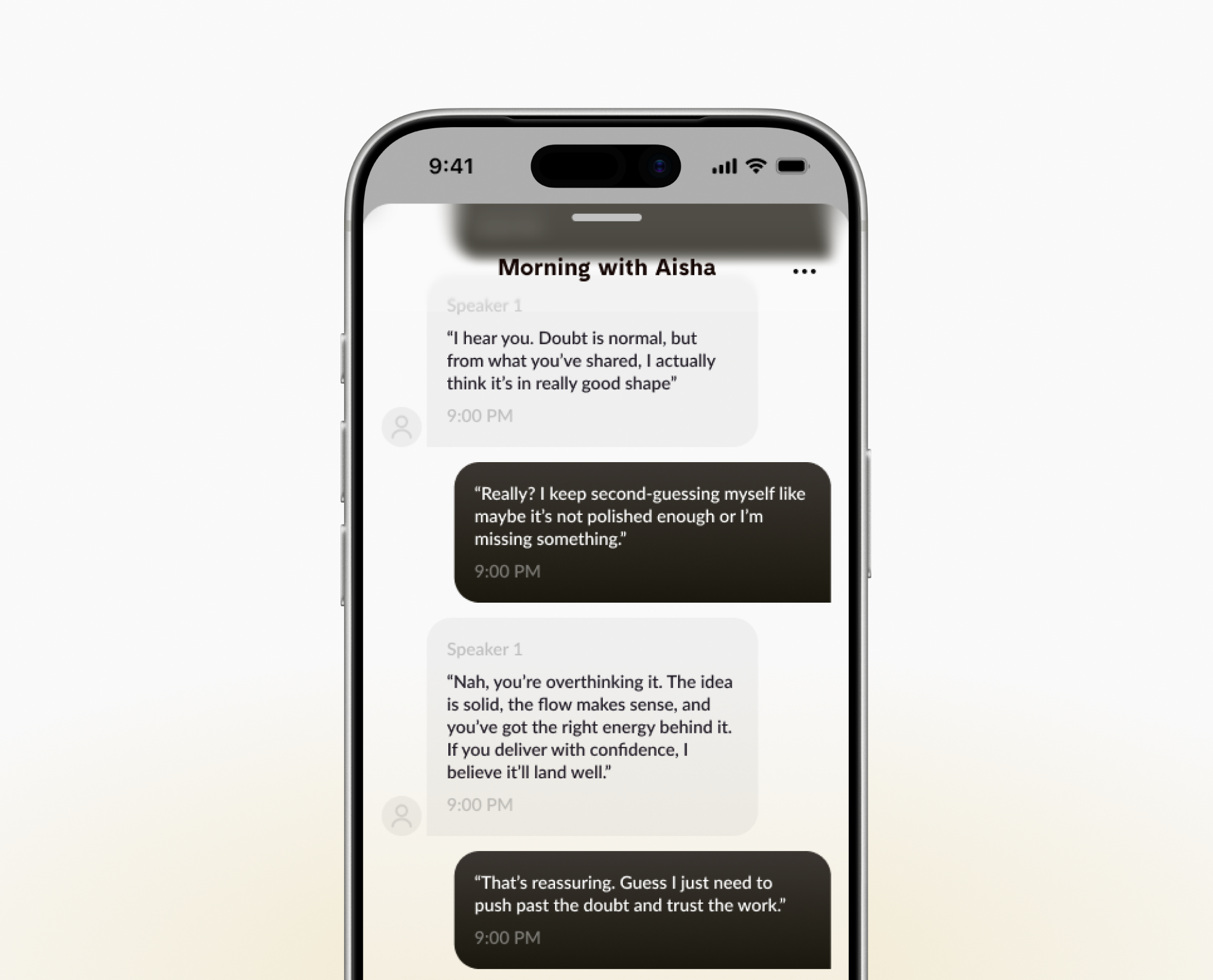 legend app transcript